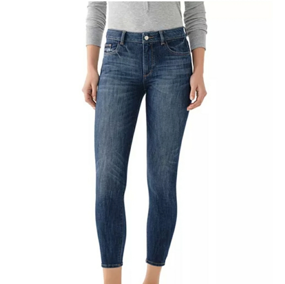 DL1961

Florence Mid-Rise Cropped Skinny Jeans in